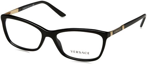 versace glasses ve3186 gb1 54|Versace™ VE3186 GB1 54 Black Eyeglasses .